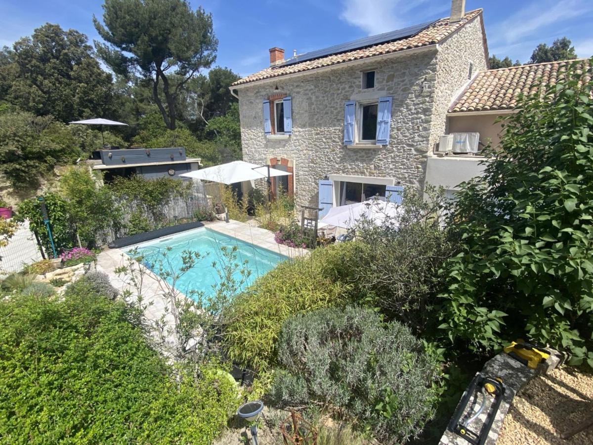 La Suite De Charme Du Mas De La Fontaine De Jonquier Avec Spa Privatif Seguret Luaran gambar